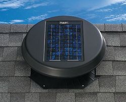 solar attic fan